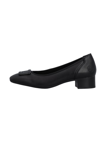 rieker Ballerinas mit Absatz aus Leder Schwarz