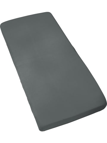 Erwin Müller Single-Jersey Baby-Spannbettlaken Murnau in anthrazit