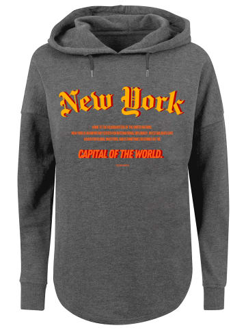 F4NT4STIC Oversized Hoodie New York OVERSIZE HOODIE in charcoal
