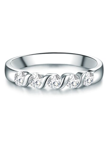 Trilani Ring Sterling Silber Zirkonia in silber