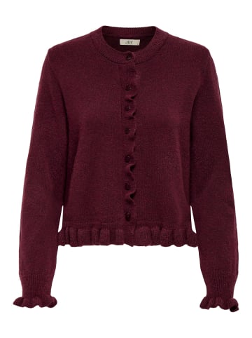 JDY Strickjacke in Maroon Banner