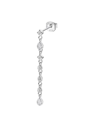 LOTUS silver Ohrringe Silber 925 Sterling Silber Zirkoniastein Ohrstecker