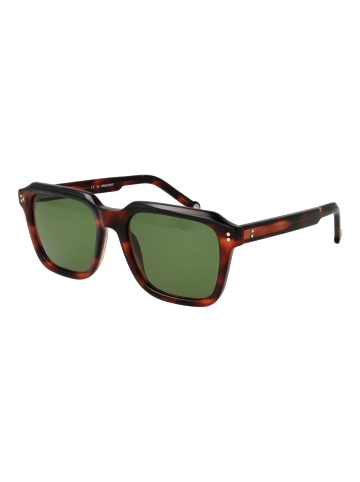 Hally & Son Männer Sonnenbrille Rechtwinklig Havanna