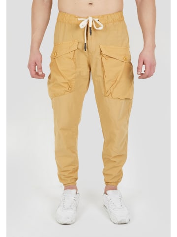 Tom Barron Hose mit aufgesetzten Taschen in CAMEL