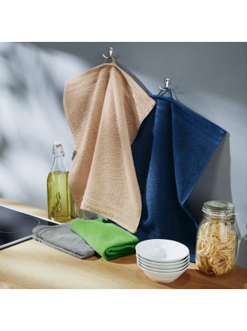 Erwin Müller Frottier Frottier-Geschirrtuch 2er-Pack in hellgrau