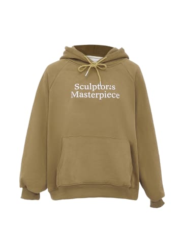 Homebase Damen Kapuzenpulli in Taupe