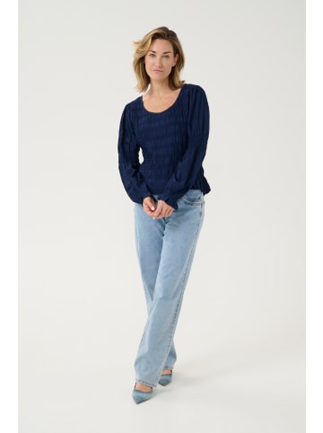 Cream Langarm-Bluse CRHenva Regular fit in Dress Blues