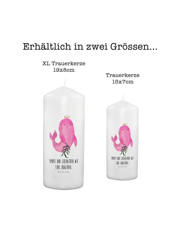 Mr. & Mrs. Panda Gedenkkerze Skorpion Astrologie mit Spruch in Weiß