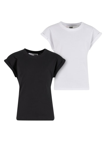 Urban Classics Urban Classics T-Shirts in black/white