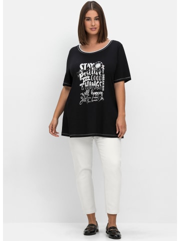 sheego Schlupfhose in weiß