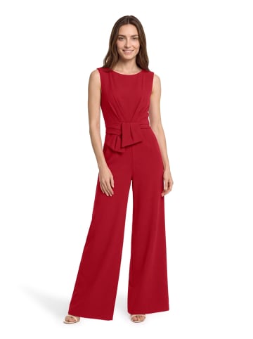 Vera Mont Jumpsuit mit weitem Bein in Shiny Ruby