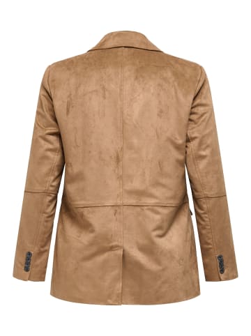 ONLY Carmakoma Blazer in Cognac