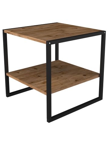ebuy24 Couchtisch InsasiM  Eiche 51 x 51 cm
