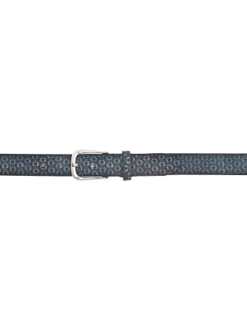 b.belt Gürtel Leder in marine