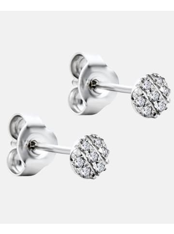 Diamant L'éternel Ohrstecker aus 375 Weißgold mit Diamant