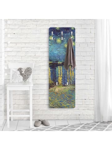 WALLART Garderobe - Vincent van Gogh - Sternennacht über der Rhône in Blau