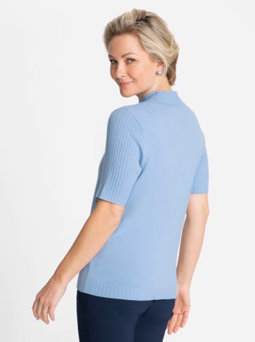 WITT WEIDEN Kurzarmpullover in eisblau