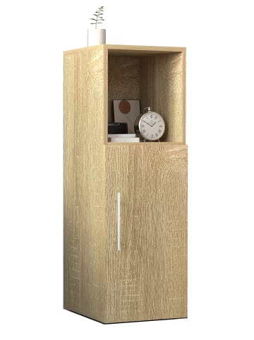 VCM  Holz Nachttisch Beistellmöbel Seitenschrank Narila in Sonoma-Eiche