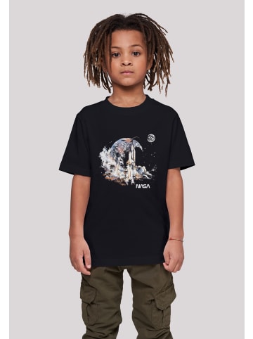 F4NT4STIC T-Shirt NASA Take Off Earth Montage in schwarz