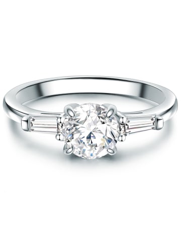 Trilani Ring aus Sterling Silber mit Zirkonia in silber