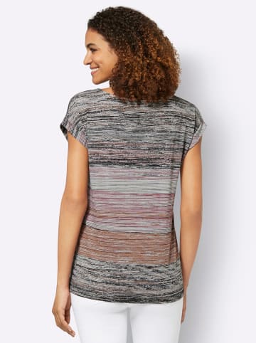 WITT WEIDEN Kurzarmshirt in khaki-bedruckt