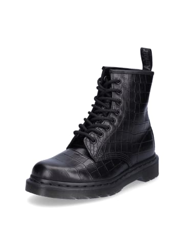 Dr. Martens Schnürboot Croco Black in Schwarz