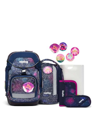 Ergobag Pack "Super Reflex Glow" - Schulrucksack Set 6tlg. Modell 2024 (Bärlaxy) in Bärlaxy