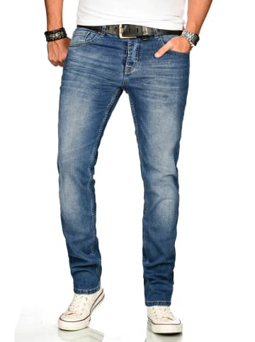 Alessandro Salvarini Jeans Salvarini-Basic-Multi7 in Mittelblau