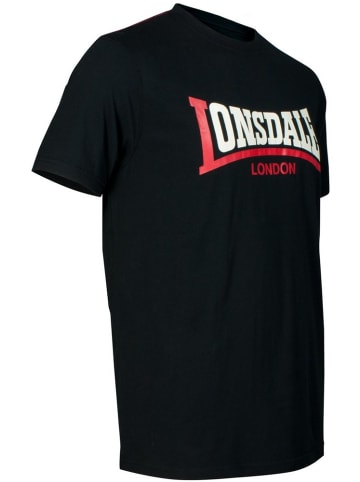 Lonsdale T-Shirt "Two Tone" in Schwarz