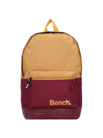 Bench Classic Rucksack 42 cm Laptopfach in ocker-brombeer