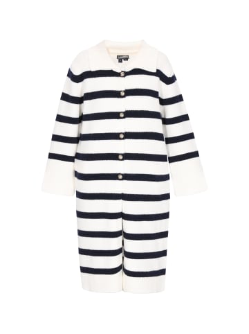 DreiMaster Maritim Women Cardigan in offwhite dark navy