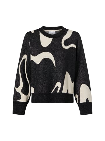 NÜMPH Pullover NUMitzy in anthrazit ecru - 0001