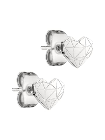 LIEBESKIND BERLIN Ohrstecker Broken Heart Mini in silber