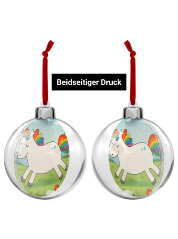 Mr. & Mrs. Panda baumkugel Einhorn Happy Design ohne Spruch in Weiß