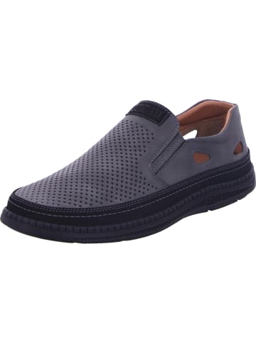 Magnus Slipper Gelocht in grau