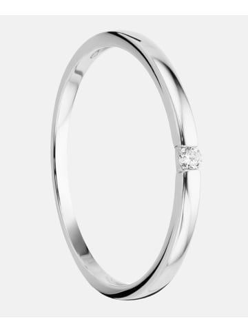 Diamant L'éternel Ring aus 375 Weißgold mit 0.03 Karat Diamant