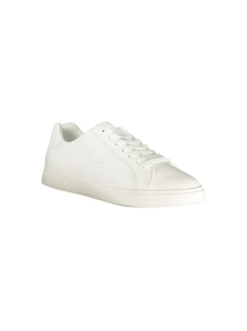 Calvin Klein Weiße Polyurethan-Sneaker