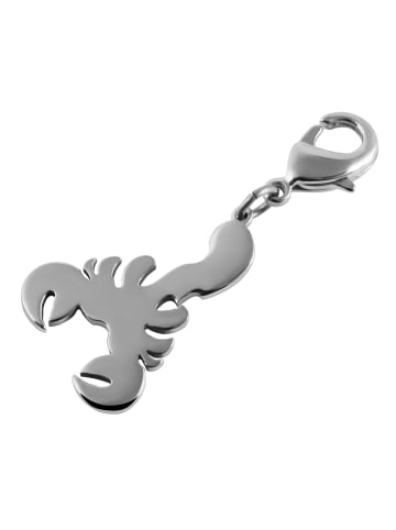 Adeliás Unisex Anhänger – Charmanhänger aus Edelstahl in silber