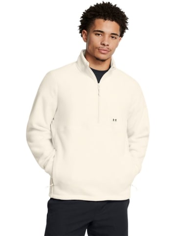 Under Armour Fleecejacke/Fleecepullover "Ua Expanse Fleece Hz" in Weiß