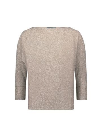 Zero  Glitzershirt mit U-Boot Ausschnitt in French Oak