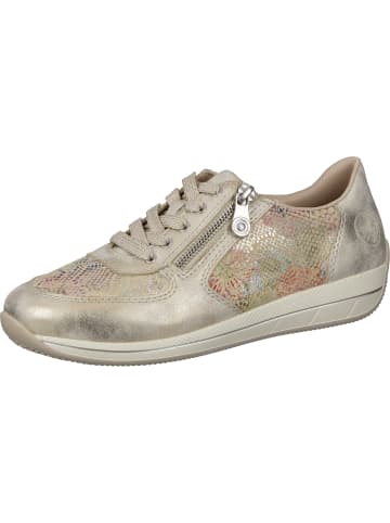 rieker Schnürschuhe in muschel/beige-multi