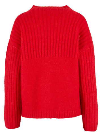 Noisy may Gestrickter Rundhalsausschnitt in racing red