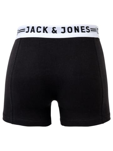 Jack & Jones Boxershort 3er Pack in Schwarz/Grau/Weiß