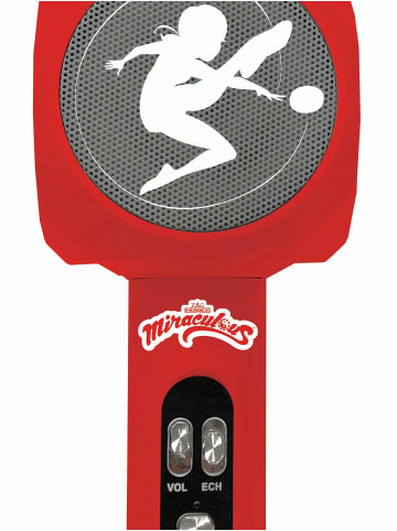 LEXIBOOK® Miraculous BT-Karaoke-Mikrofon mit Licht & Stimmverzerrer