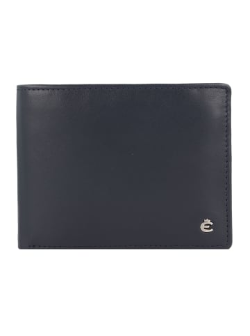 Esquire Harry Geldbörse Leder 12 cm in blau