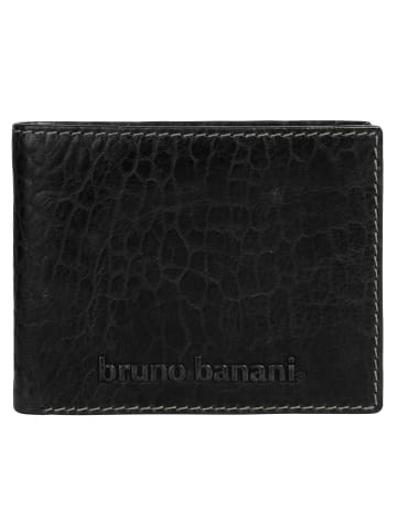 Bruno Banani Geldbörse echt Leder in schwarz