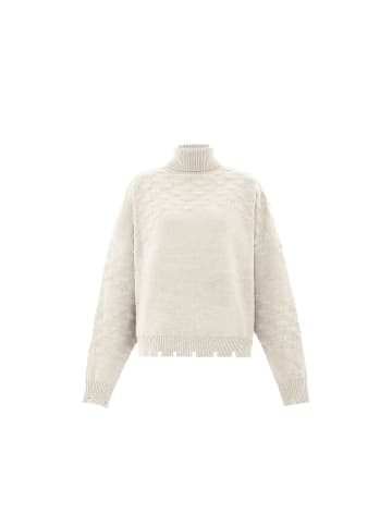 faina Damen Rollkragenpullover in WOLLWEISS
