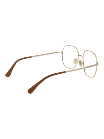 Max Mara Frauen Optische Fassungen Rechtwinklig Gold