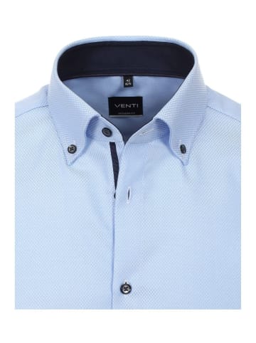 Venti Langarm FreizeitHemd für Herren in blau
