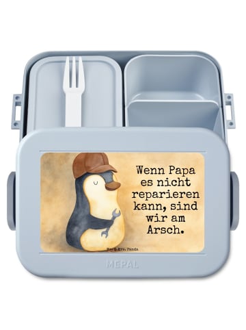 Mr. & Mrs. Panda Bentobox Wenn Papa es nicht reparieren kann, si... in Blau Pastell